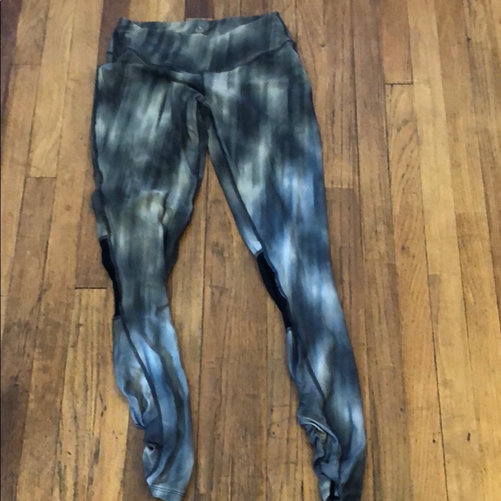 Cozy orange leggings- small